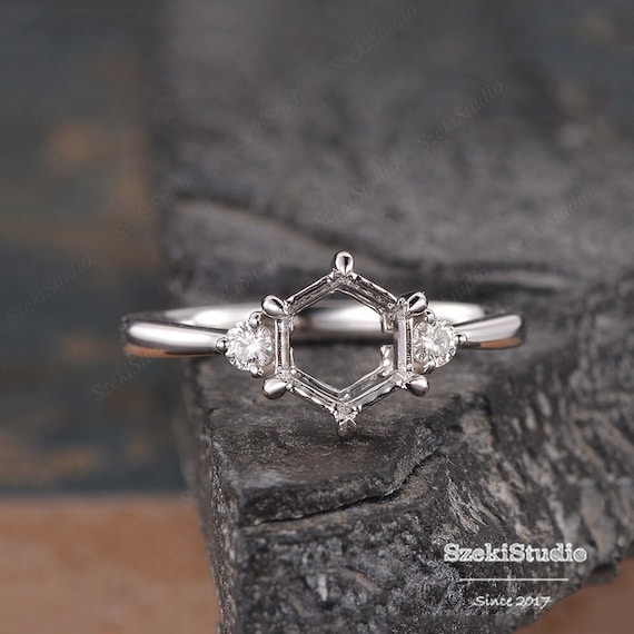 Etsy engagement shop ring settings