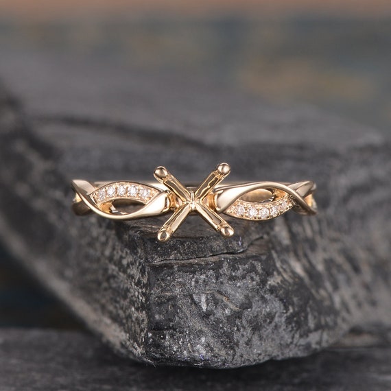 Infinity engagement hotsell ring setting