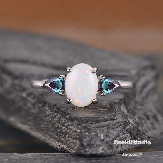 Opal sale alexandrite ring