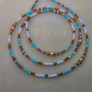 Whimsy~》Taillekralen | Roestvrijstalen sluiting | Buikkralen | Buikketting | Lichaamssieraden | Heuptasje| HANDGEMAAKT OP BESTELLING