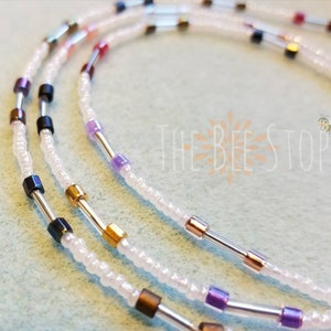 The Light~》Waist Beads | Stainless Steel Clasp | Belly Beads | Belly Chain | Body Jewelry | Waistlet| HANDMADE TO ORDER