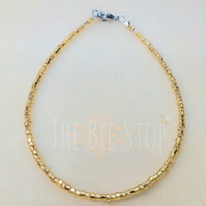 Gold~》Anklets | Stainless Steel Clasp | HANDMADE TO ORDER