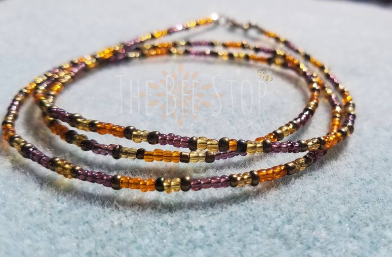 Autumn waist Beads Stainless Steel Clasp Belly Beads Etsy