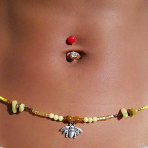 Sunflower Waist Bead Etsy