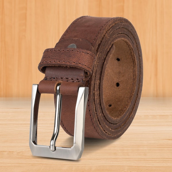 Leather Belts mens Real New Genuine Buckle Trouser Sizes Brown Black Jeans . High Quality BUCKLE # 100% Leather# 1st CLASS