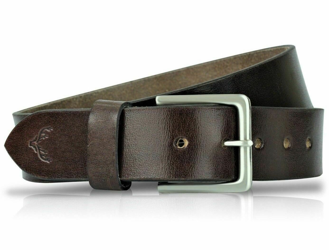 Mens Genuine Leather Belt Belts Real Full Grain Leather Strap - Etsy