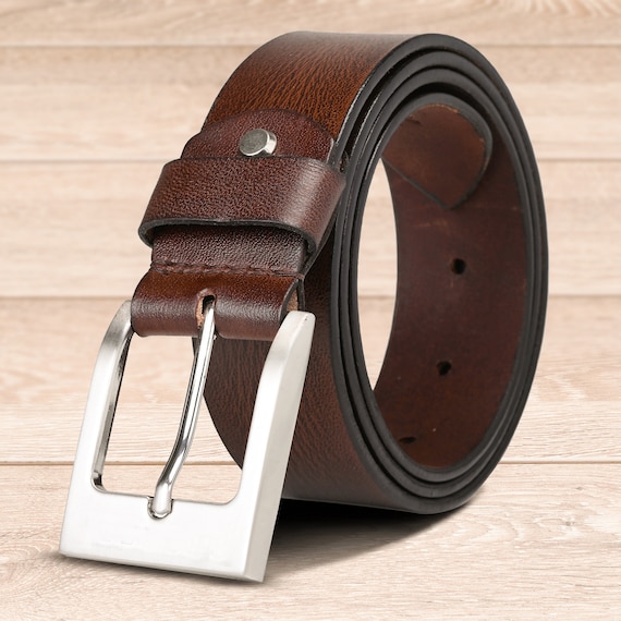 Cintura In Pelle Intrecciata Uomo - Foto 8