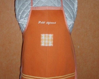 Children's cotton kitchen apron //Children's clothing protection//Mixed kitchen apron //Bib apron//Household apron //School apron//Cooking