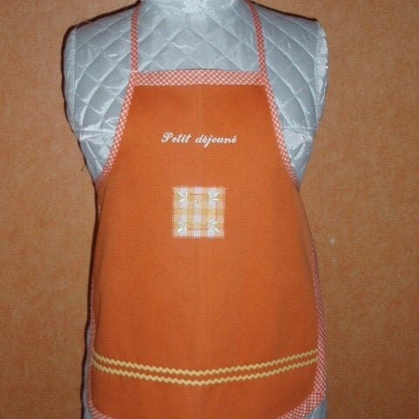 Tablier cuisine coton enfant //Protection vêtement enfant//Tablier cuisine mixte //Tablier bavette//Tablier ménage // Tablier école//Cuisine