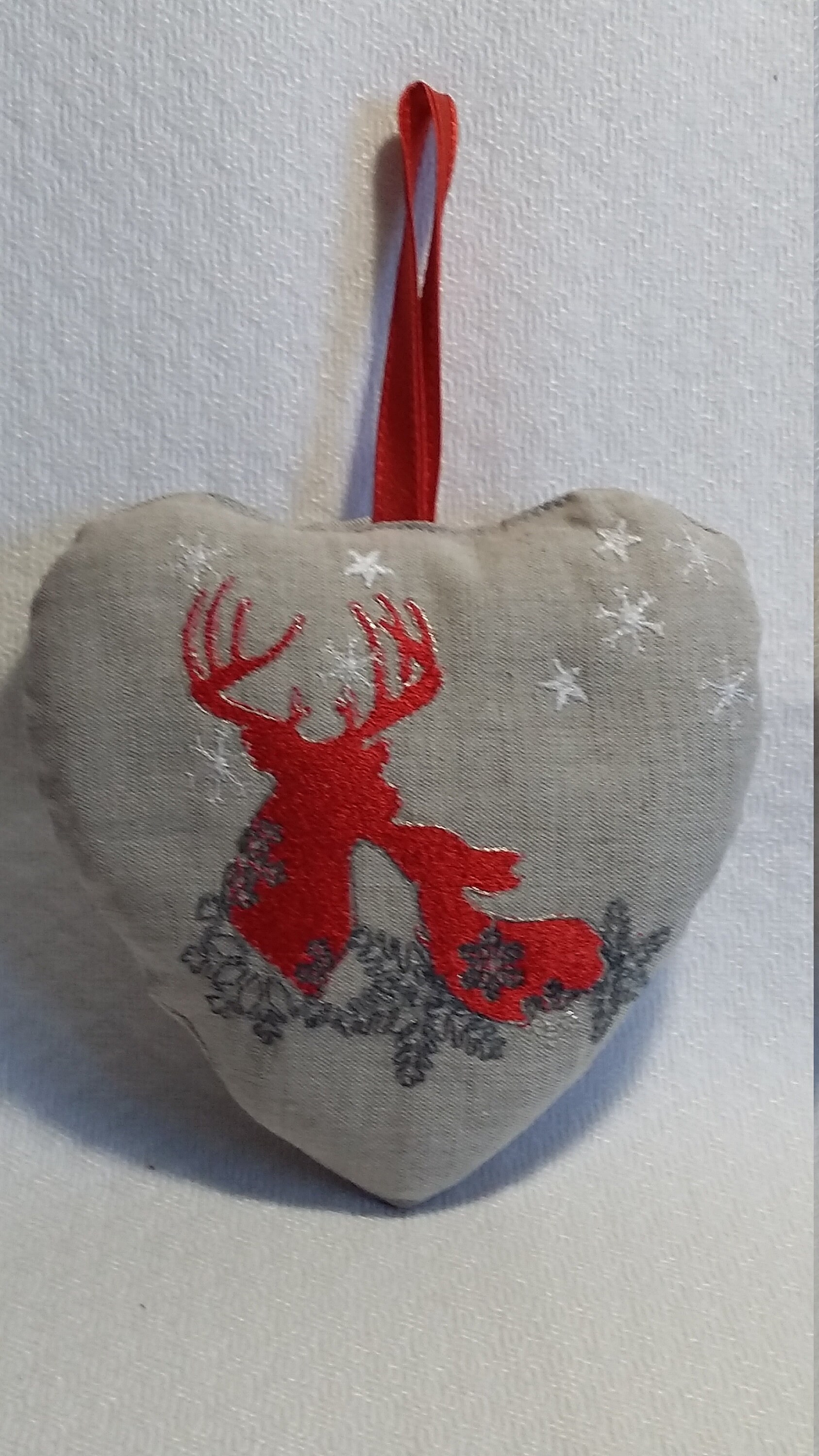 Décorative de Noël // Coussin Porte// Suspension Porte Décoration Sapin en Forme Coeur Sapin Noël