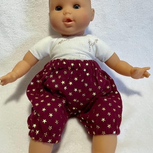 Doll clothes // Bloomer panties for a 38 cm baby doll or doll // Baby doll clothes, doll // Short panties