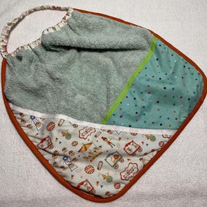 Elastic children&#39;s bib // Kindergarten children&#39;s bib // Large children&#39;s bib // Terry cloth // Canteen children&#39;s bib