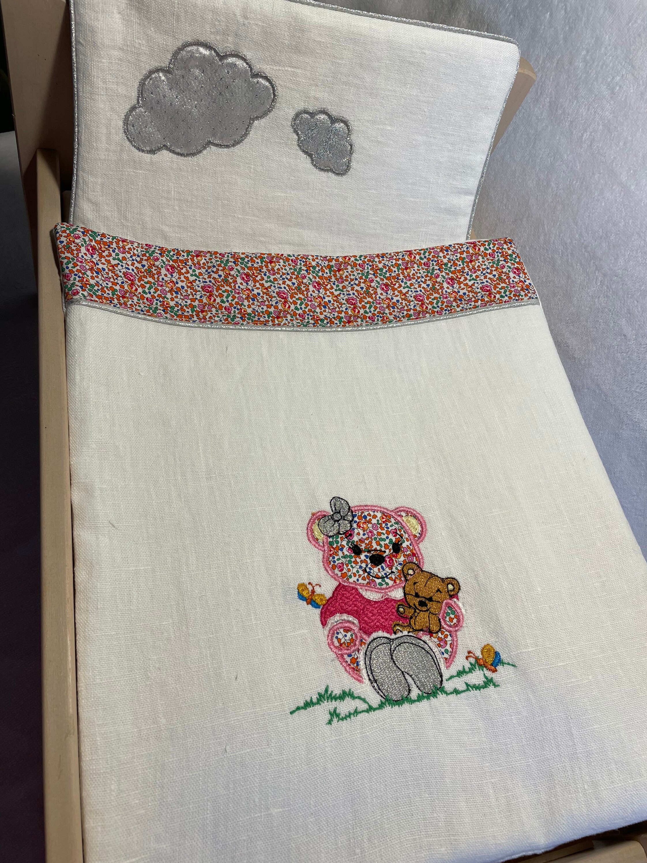 Set Biancheria Da Letto Per Bambole In Miniatura Rosa – Materasso, Piumino E Cuscino Per Bambole 22-30 Cm