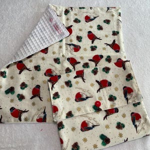 Serviette mit Tasche // Tischserviette für Erwachsene und Kinder // Weihnachtsbedruckte Serviette