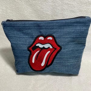 Trousse de toilette homme en tissu  recyclé // Rangements articles toilette homme // Trousse personnalisé mixte // Bain et beauté
