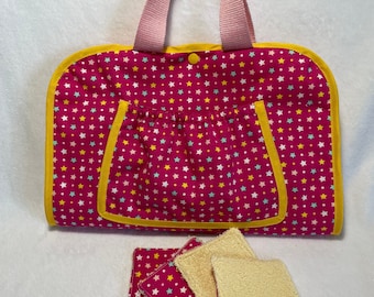 Changing bag for baby or doll //Changing mat //Changing mat//Accessory for doll //Accessory for toileting for baby doll
