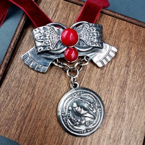 Dukach tradishional ukrainian pendant, sterling silver coin pendant, Ethnic Ukrainian decoration Dukach, Ukrainian jewelry, vintage pendant