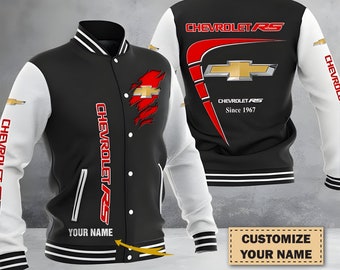 Custom Chevrolet Camaro Baseball Jacket, Camaro Jacket, Gift For Lovers, Gift For Men And Women, Gift Birthday, Gift For Him, Gift For Kids