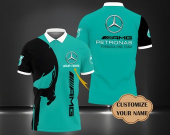 Personalisiertes Mercedes AMG bedrucktes Poloshirt, T-Shirt, Hoodie, Zip Hoodie, Bomberjacke, Geschenk für Liebhaber, Geschenk für Männer und Frauen, Geburtstag