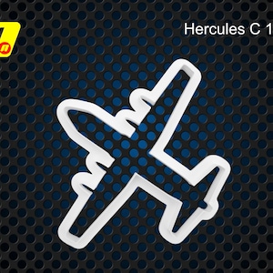 C 130J Hercules Fondant Cutter, Lockheed Military Airborne Assault Aircraft Carrier, per l'uso con glassa fondente per la decorazione di torte