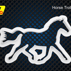 Trotting Horse Icing Fondant Cutter: For Cake Decoration