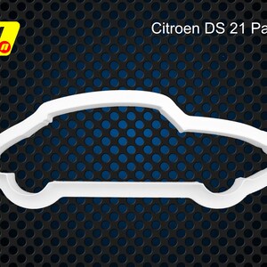 Klassisk bil Citroen DS-21 Pallas Fondantutstickare, Kakform | 0,4 mm Avsmalnande Skarp Kant