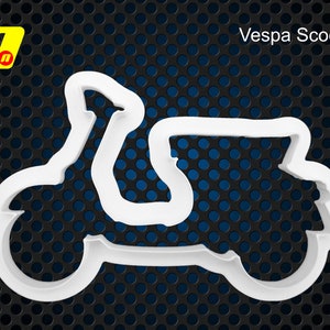 Vespa Scooter: Icing Fondant Cutter For Cake Decoration