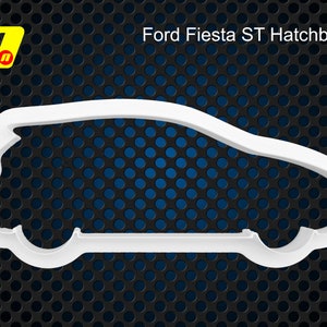 Ford Fiesta ST Icing Fondant Cutter: For Cake Decoration