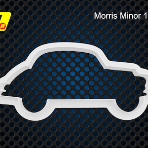 Morris Minor 1000 Glasyr Fondant Utstickare: För Tårtdekorationer & Polymer Clay Skulpterade Kreationer
