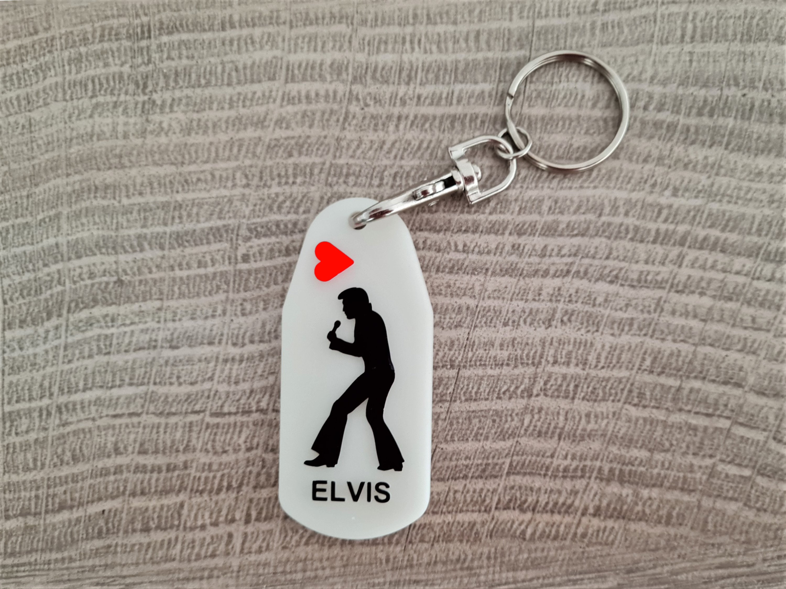 Elvis Elvis Presley Keyring Keychain Gift for loved ones Etsy