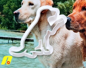 Labrador Haustier Hund Fondant Cutter, Labrador Game Retriever, Faithfull Haustier, Blindenhund, Crufts, zur Verwendung mit Zuckerguss Fondant für die Kuchendekoration