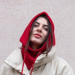 【超目玉】 Neck Etsy - Hood Warmer Clothing