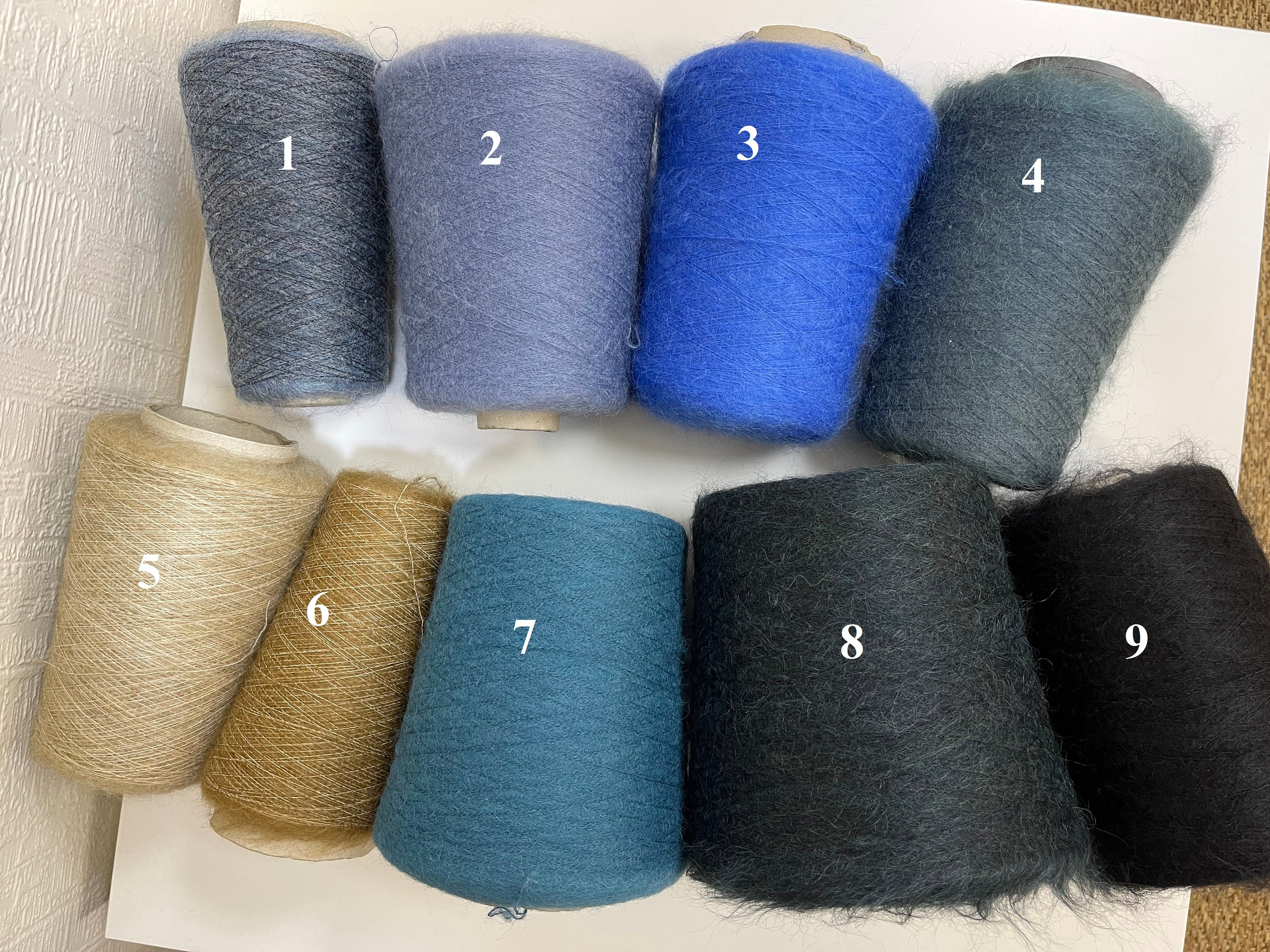 トップス CLANE sheer border mohair knit CLANE - ボーダーニットトップス- SHEER BORDER MOHAIR KNIT