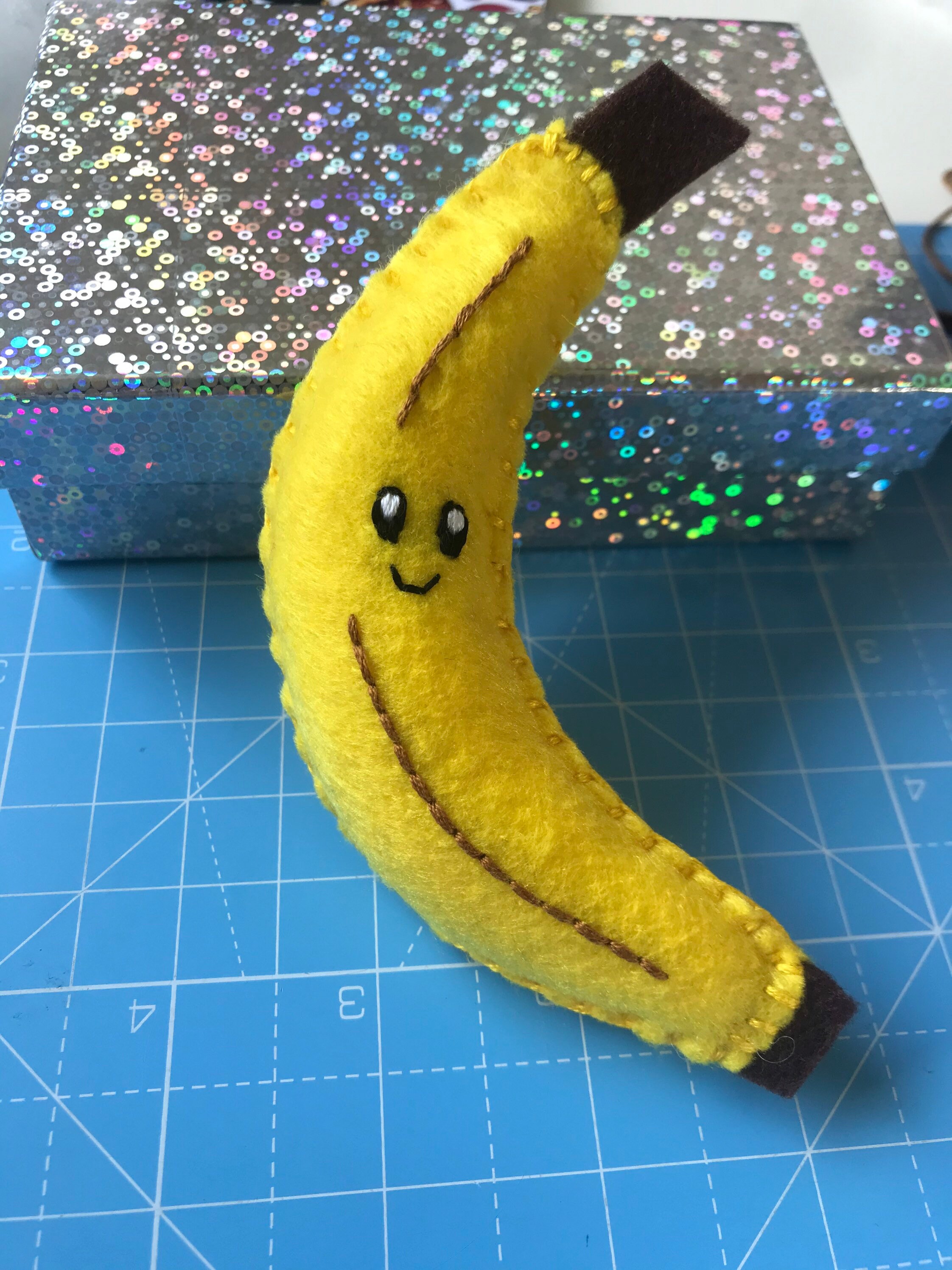 Felt Banana Decoration Kawaii Banana Banana Ornament | Etsy