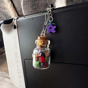 Switch Charm, Nintendo Charms, Switch Accessories, Dust Plug Charm, Steam Deck Charm, Cozy Gamer Gifts, Stardew Valley, Switch Decoration