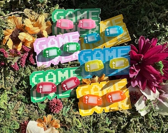 Game Jewelry, Gameboy Earrings, Gamer Gifts, Gamer Jewelry, Retro Earrings, Video  Game Gifts, Video Game Earrings, Nerd Jewelry, Gameboy