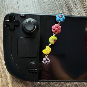 Switch Charms, Dust Plug Charm, Steam Deck Charm, Gaming Accessories, Cozy Gamer Gifts, Cozy Gamer Accessories, cozy gamer gifts, Gamer Gift