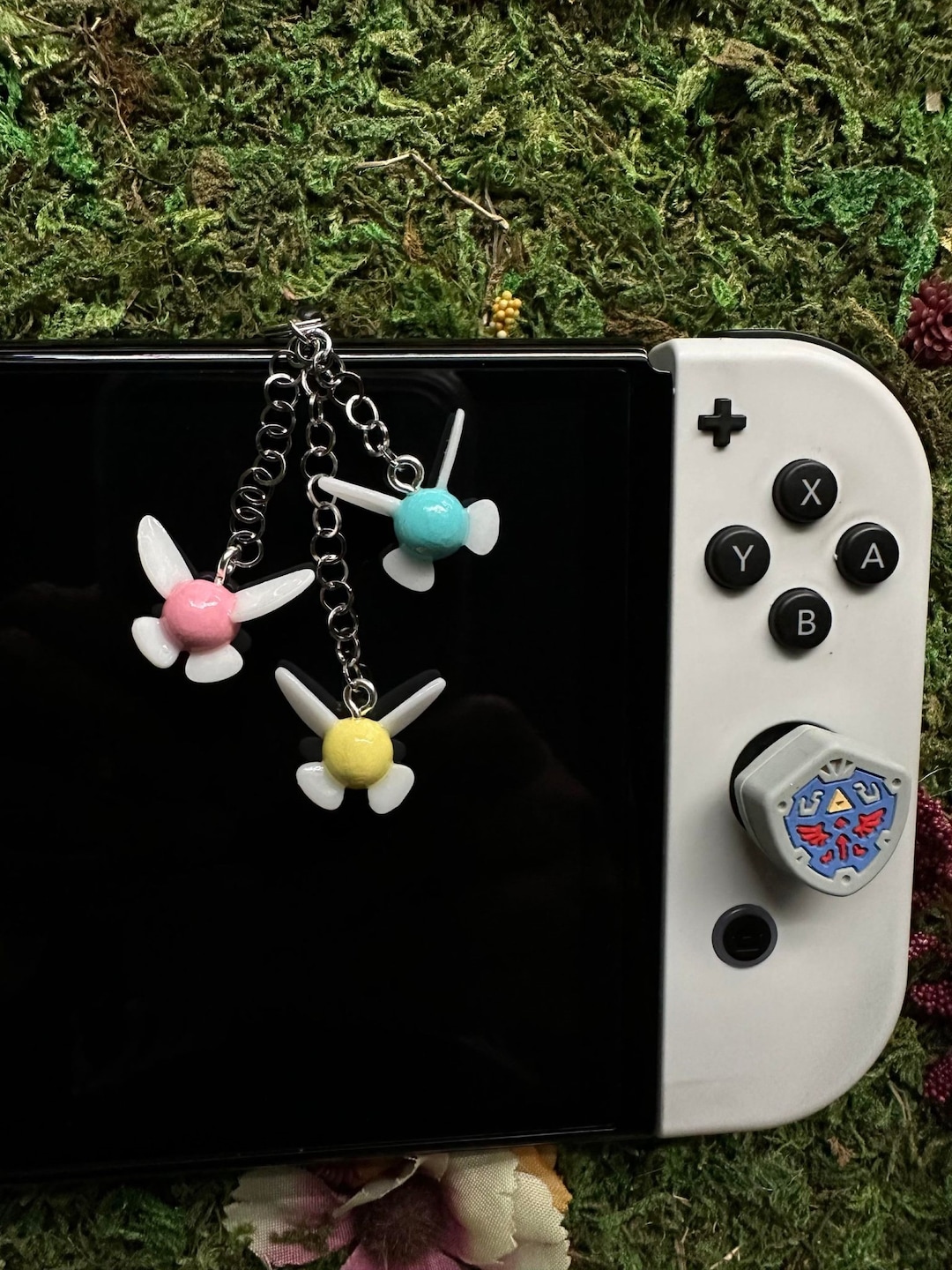 Switch Charm, Zelda Charm, Switch Accessories, Dust Plug