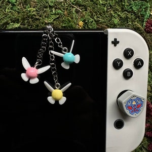 Switch Charm, Zelda Charm, Switch Accessories, Dust Plug Charm, Steam Deck Charm, Switch Decoration, Gamer Gift, Zelda Accessories, Cute