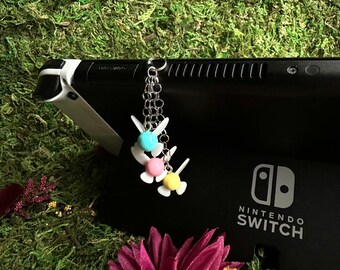 Switch Charm, Zelda Charm, Switch Accessories, Dust Plug