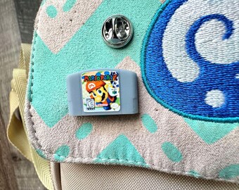 Gamer Girl Accessories, Gamer Girl Gifts, Video Game Pins, Nintendo Pins, N64 Pin, Nintendo Gifts, Cozy Gamer Gifts, Super Mario Pin, Gamer