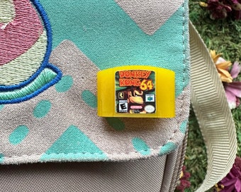 Video Game Pins, Mini Games, Nintendo Pin, Gamer Pins, Gamer Gift, Mario Pins, Retro Pins, Retro Badge, Pin Badge, Donkey Kong 64,