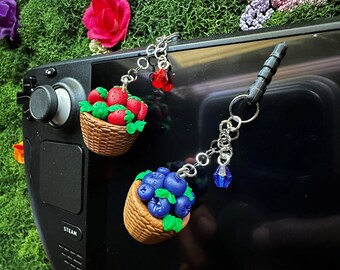 Switch Charm, Switch Accessories, Dust Plug Charm, Steam Deck Charm, Gamer Gift, Game Charm, Switch Decor, Gaming Accessories, Switch Lite