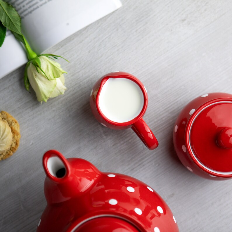 Ceramic Sauce Milk Sugar Honey Dispenser Jug Cup Pot/Gravy Boat