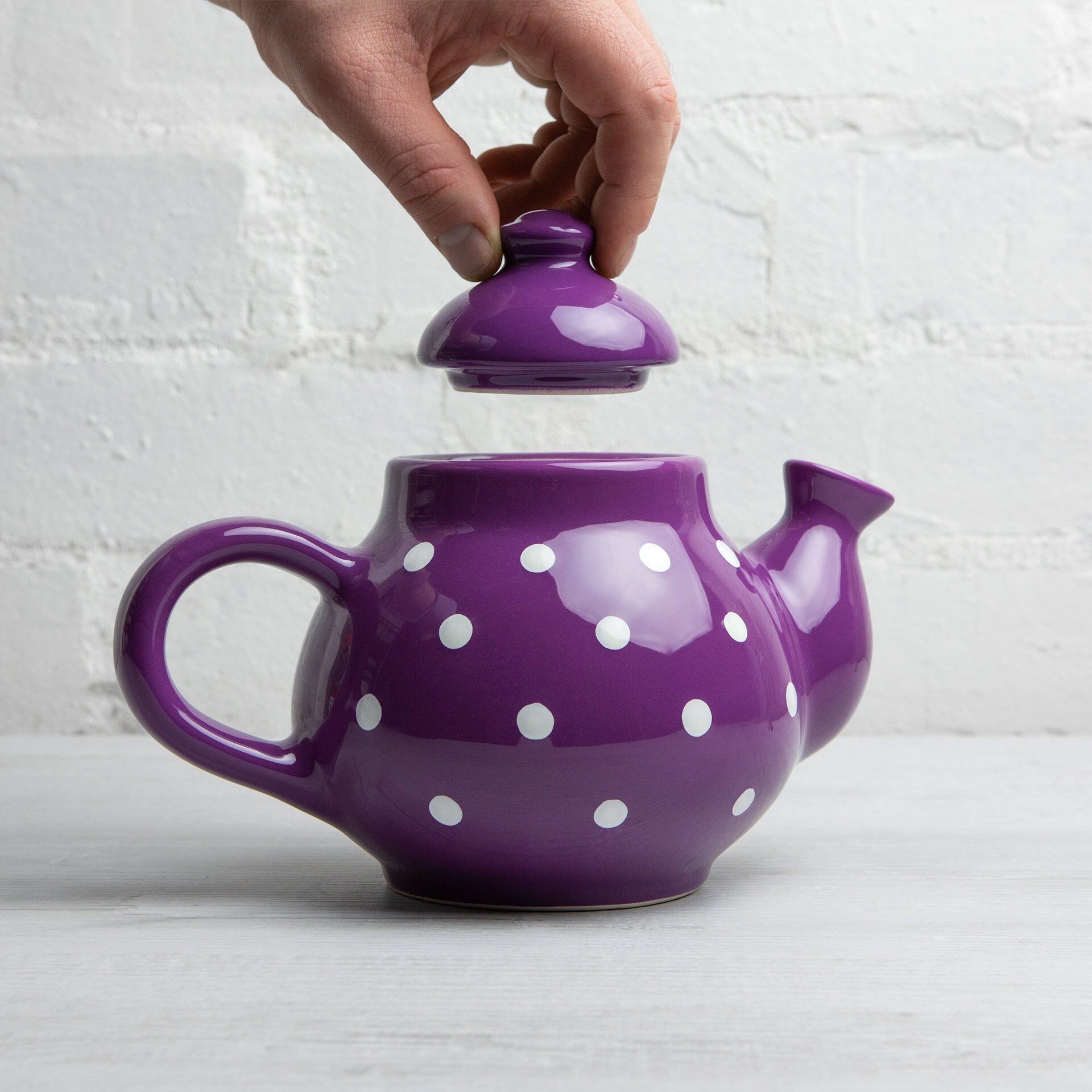 Purple Ceramic Teapot Handmade Pottery Tea Pot for 12 CUP Etsy