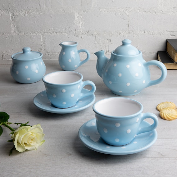 Spotted Ceramic Tea Pot Set Spotted Ceramic Tea Pot Set