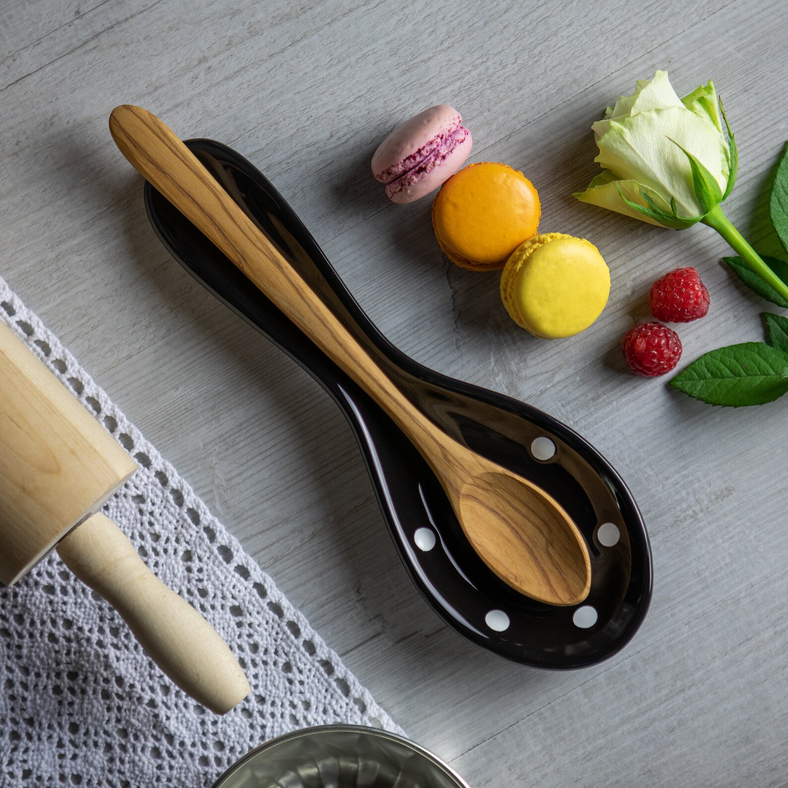 Ceramic Spoon Rest Spoon Holder Kitchen Cooking Utensil Etsy