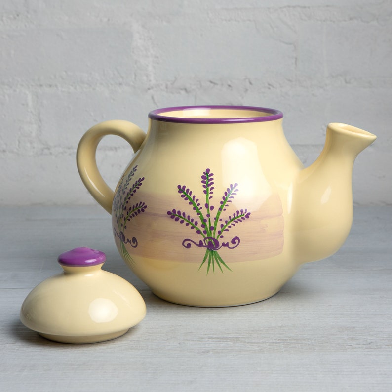 Floral Ceramic Teapot Handmade Pottery Tea Pot Extra Large Etsy