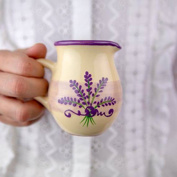Ceramic Pitcher Purple Creamer Jug Ceramic Pitcher Purple Creamer Jug