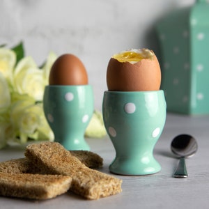 Shop OLYCRAFT Set of 6 Ceramic Egg Cup Colorful Ceramic Egg Holder Egg  Display Holder Egg Cup Breakfast Cooking Tools for Soft Hard Boiled Eggs  Table Decoration Kitchen - 6 Colors for